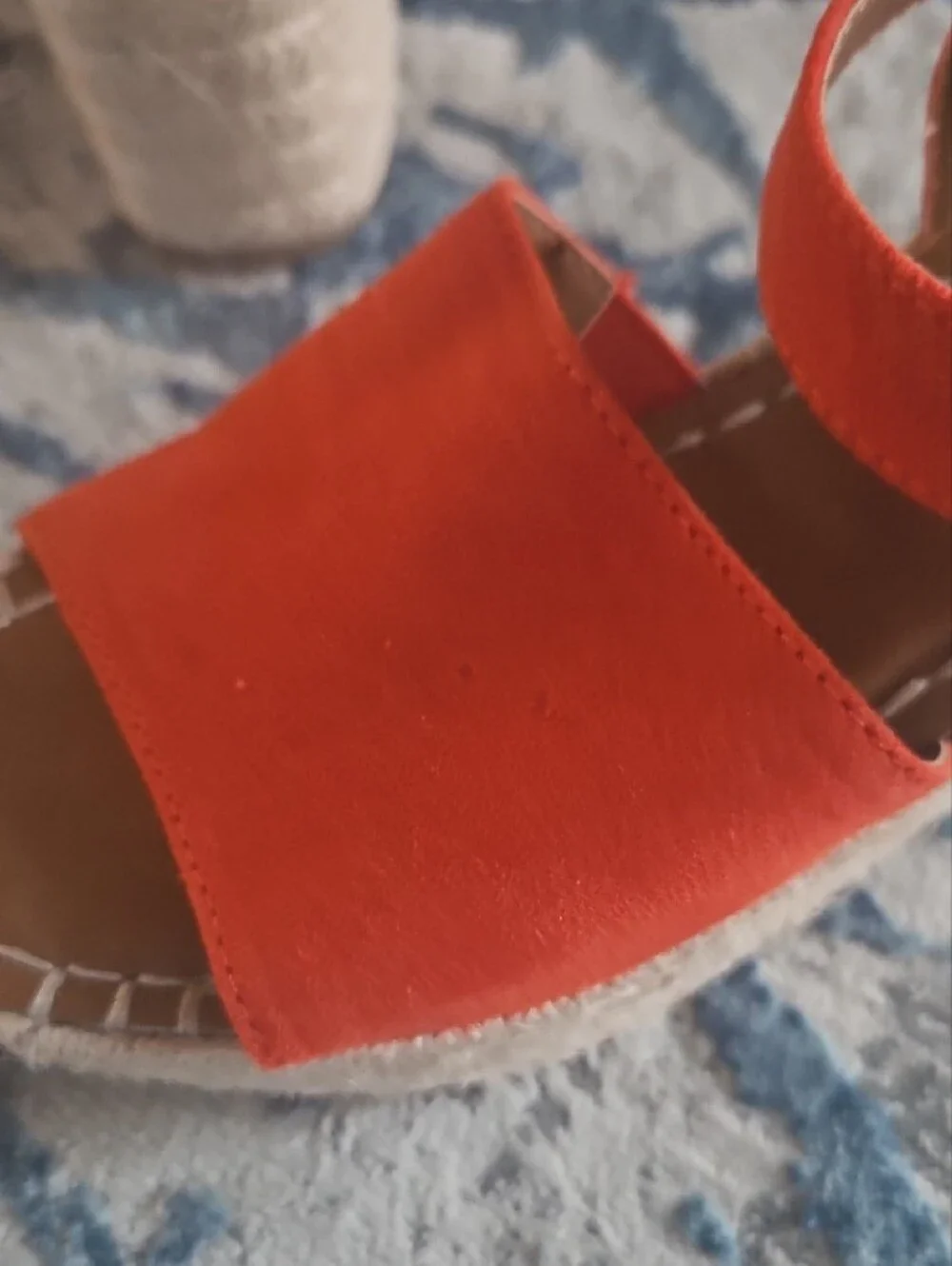 Universal Thread Orange Espadrille Platform Sandals